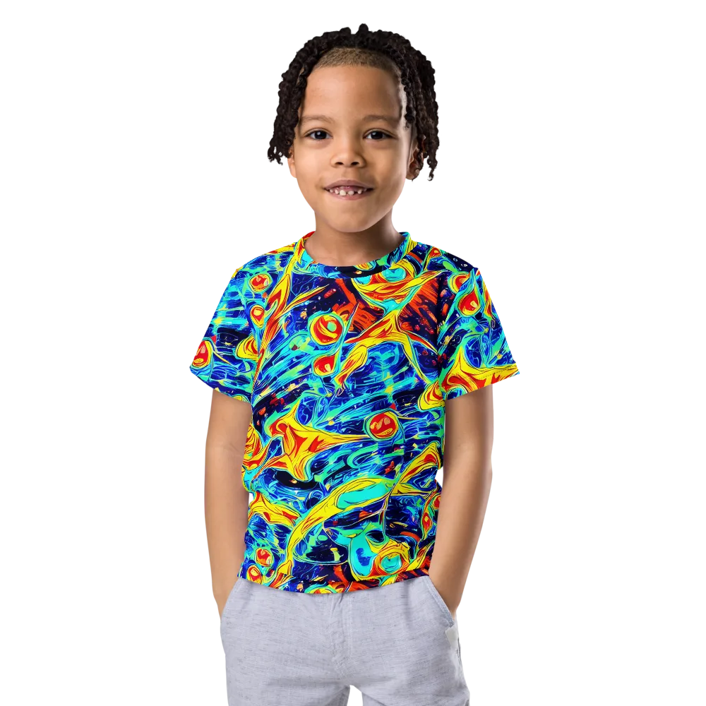 Sonic Tides on Kids Crew Neck T-Shirt — Front
