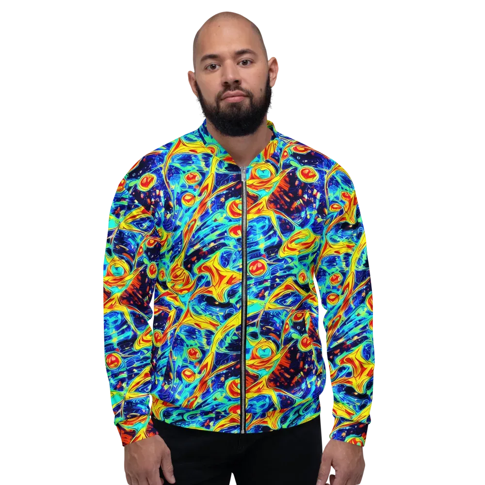 Sonic Tides on Bomber Jacket — Front