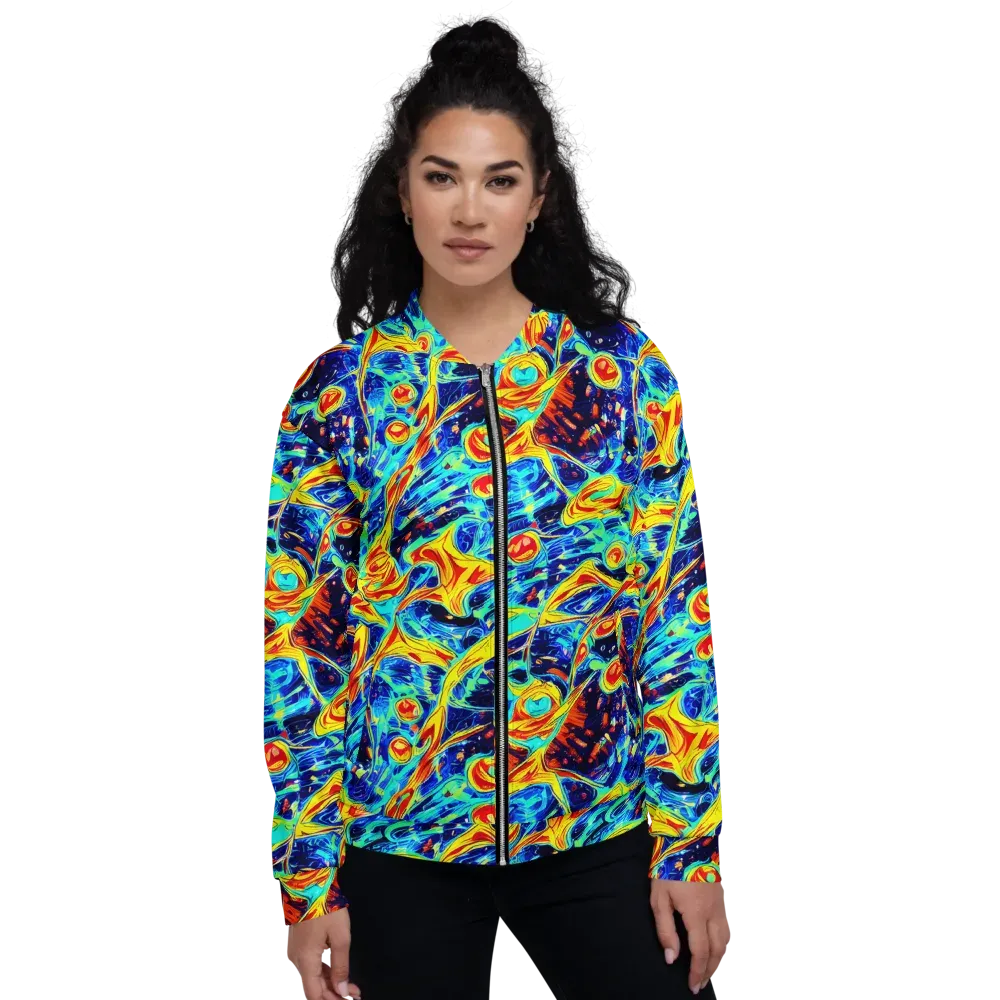 Sonic Tides on Bomber Jacket — Front