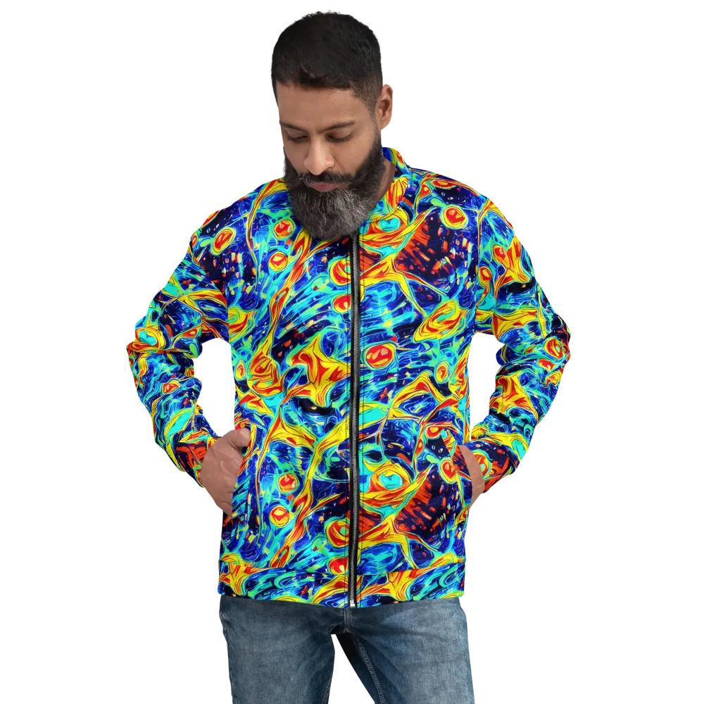 Sonic Tides on Bomber Jacket — Front