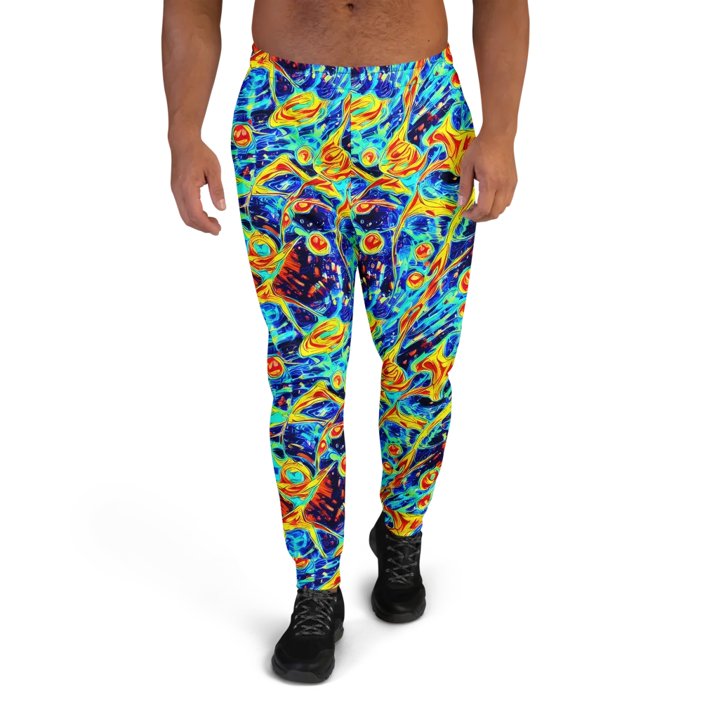 Sonic Tides on Men's Joggers — Front
