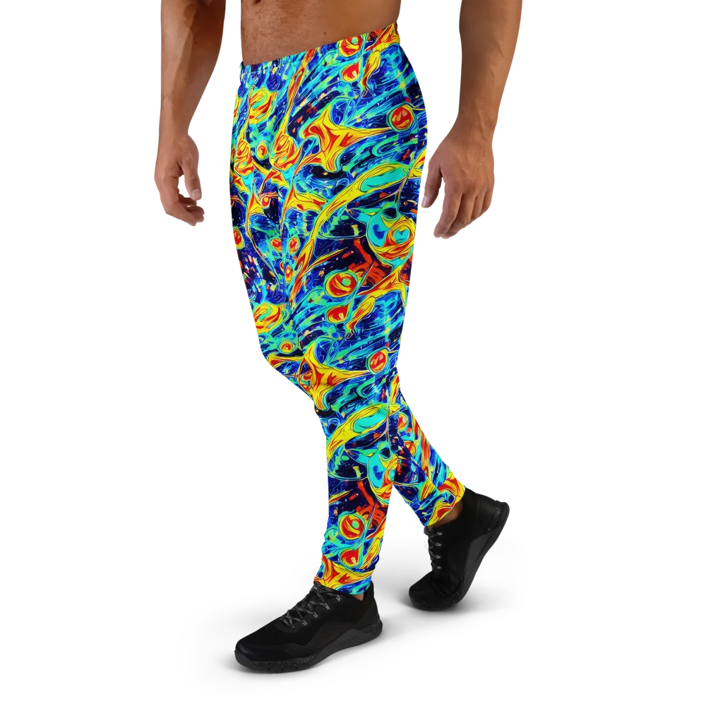 Sonic Tides on Men's Joggers — Left