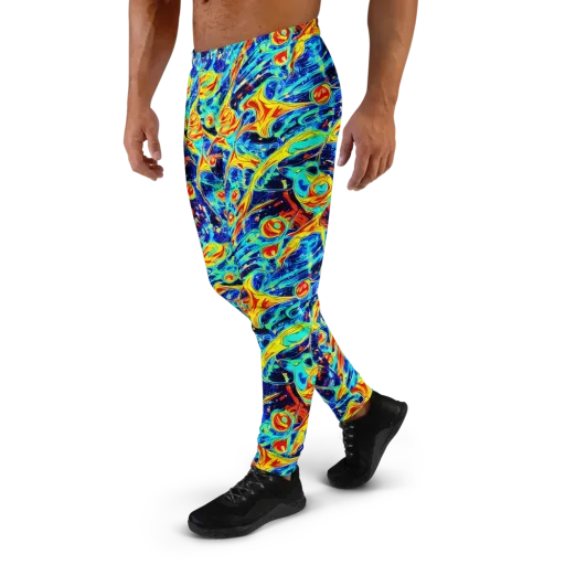 Sonic Tides on a Men's Joggers