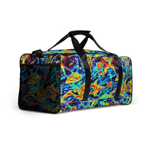 Sonic Tides on a Duffle Bag