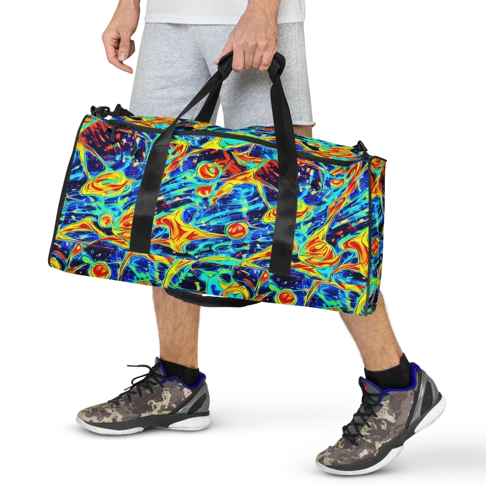 Sonic Tides on Duffle Bag — Front