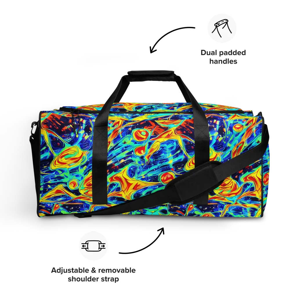Sonic Tides on Duffle Bag — Front
