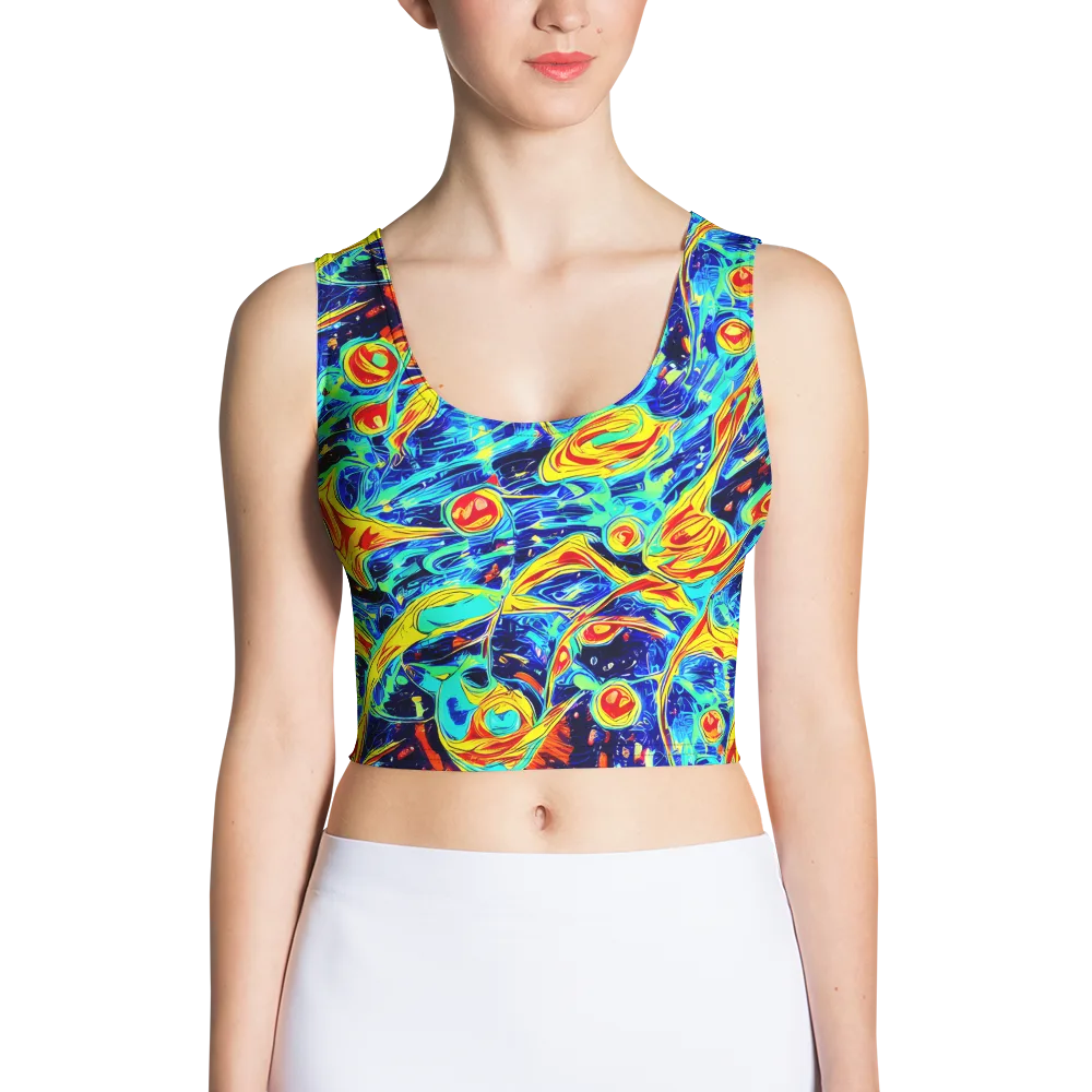 Sonic Tides on Crop Top — Front