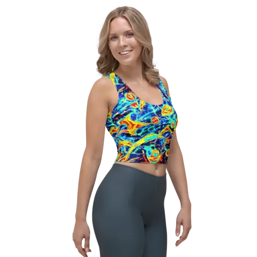 Sonic Tides on a Crop Top