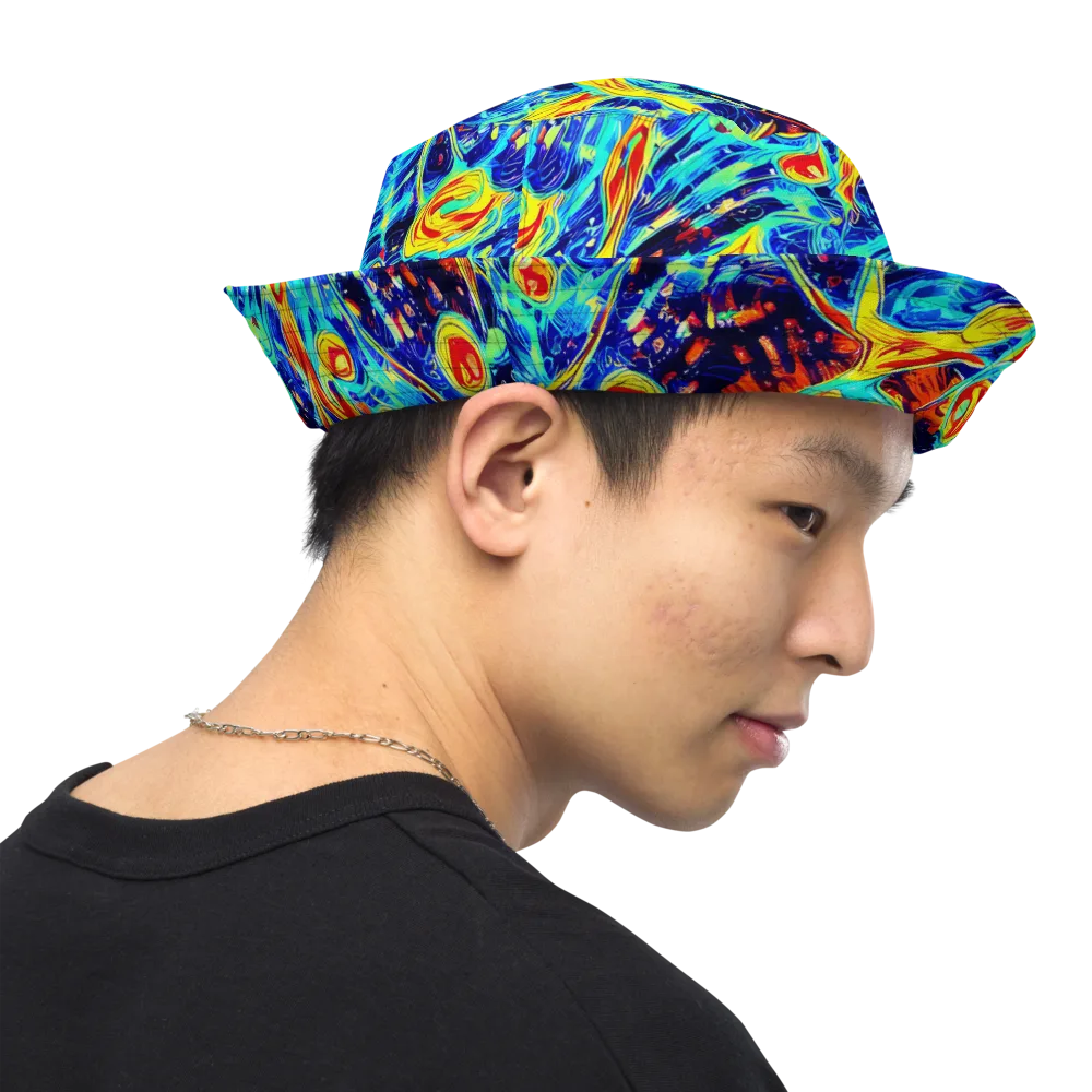 Sonic Tides on Reversible Bucket Hat — Right Outside