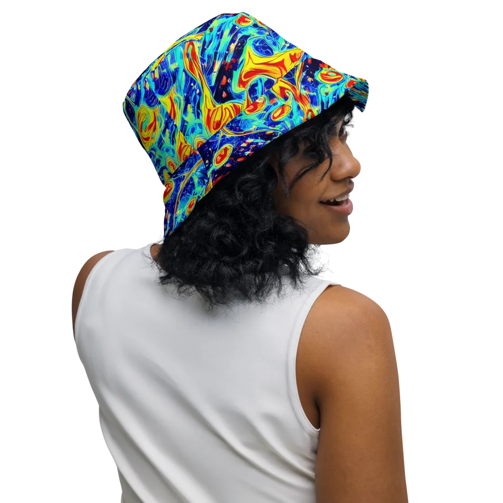 Sonic Tides on Reversible Bucket Hat — Right Outside