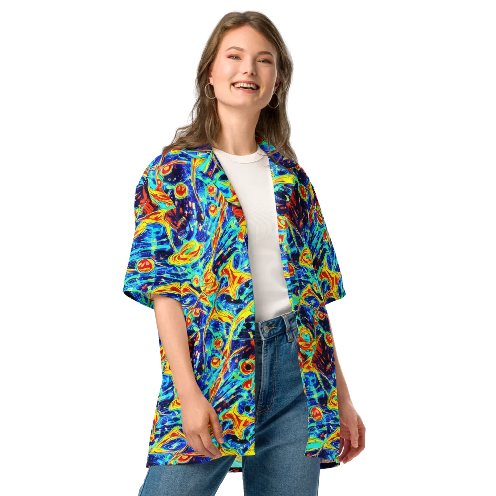 Sonic Tides on Button Shirt — Front
