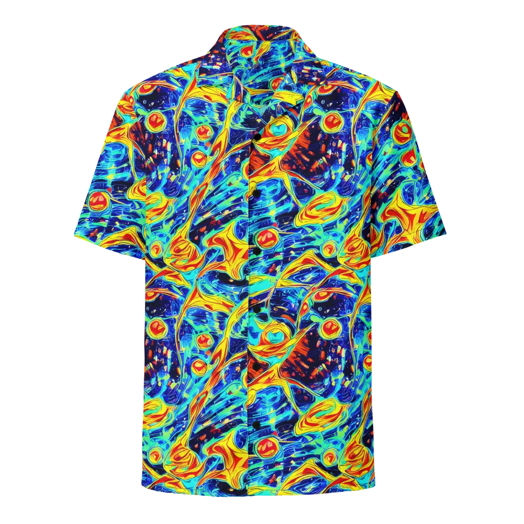 Sonic Tides on Button Shirt — Front
