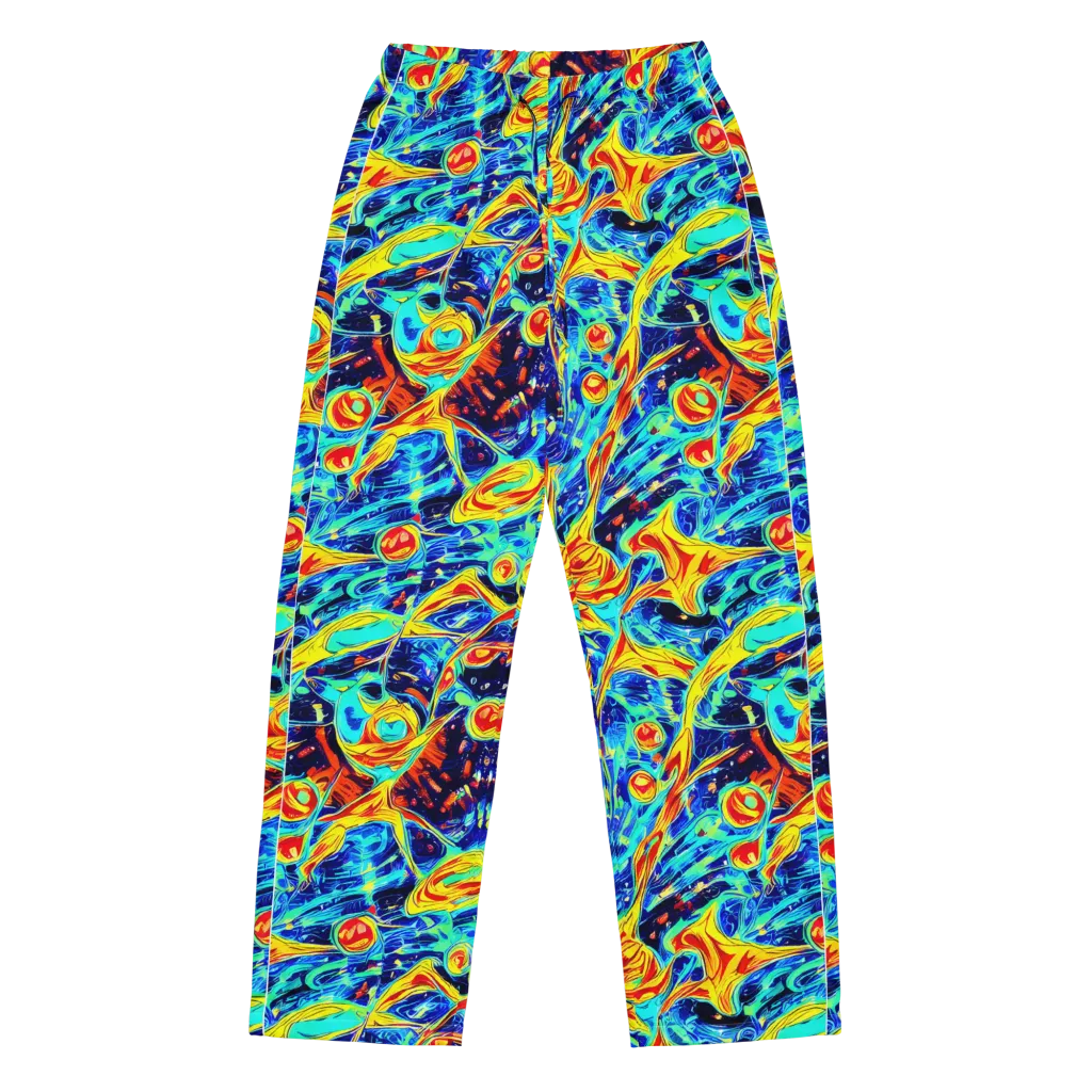 Sonic Tides on Women's Pajama Pants — Front