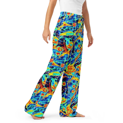 Sonic Tides on a Women's Pajama Pants