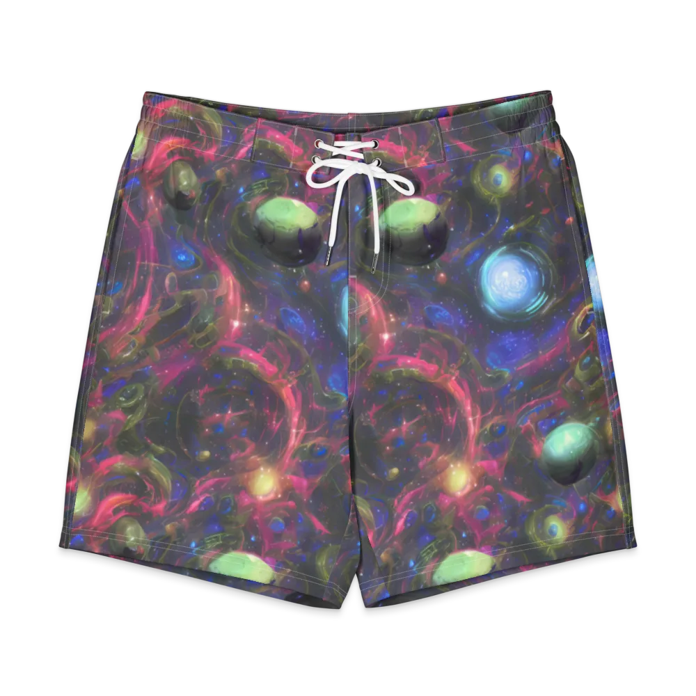 Nebula Mirage on Men's Board Shorts — Front