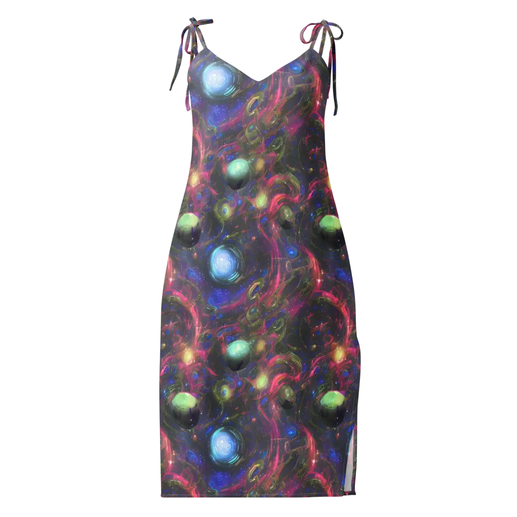 Nebula Mirage on Slip Dress — Front