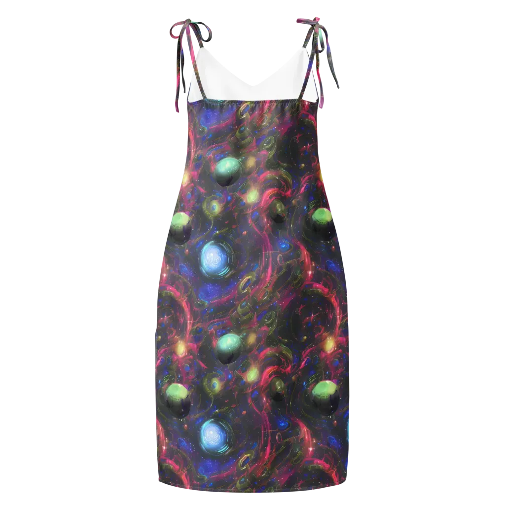 Nebula Mirage on Slip Dress — Back