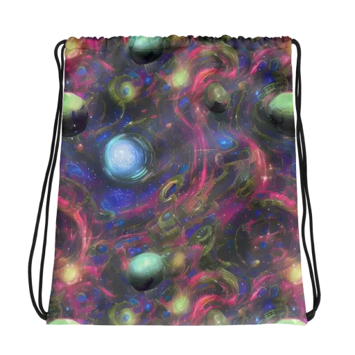 Nebula Mirage on a Drawstring Bag