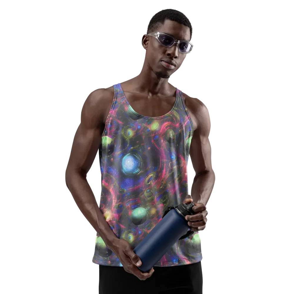 Nebula Mirage on Men's Tank Top — Front