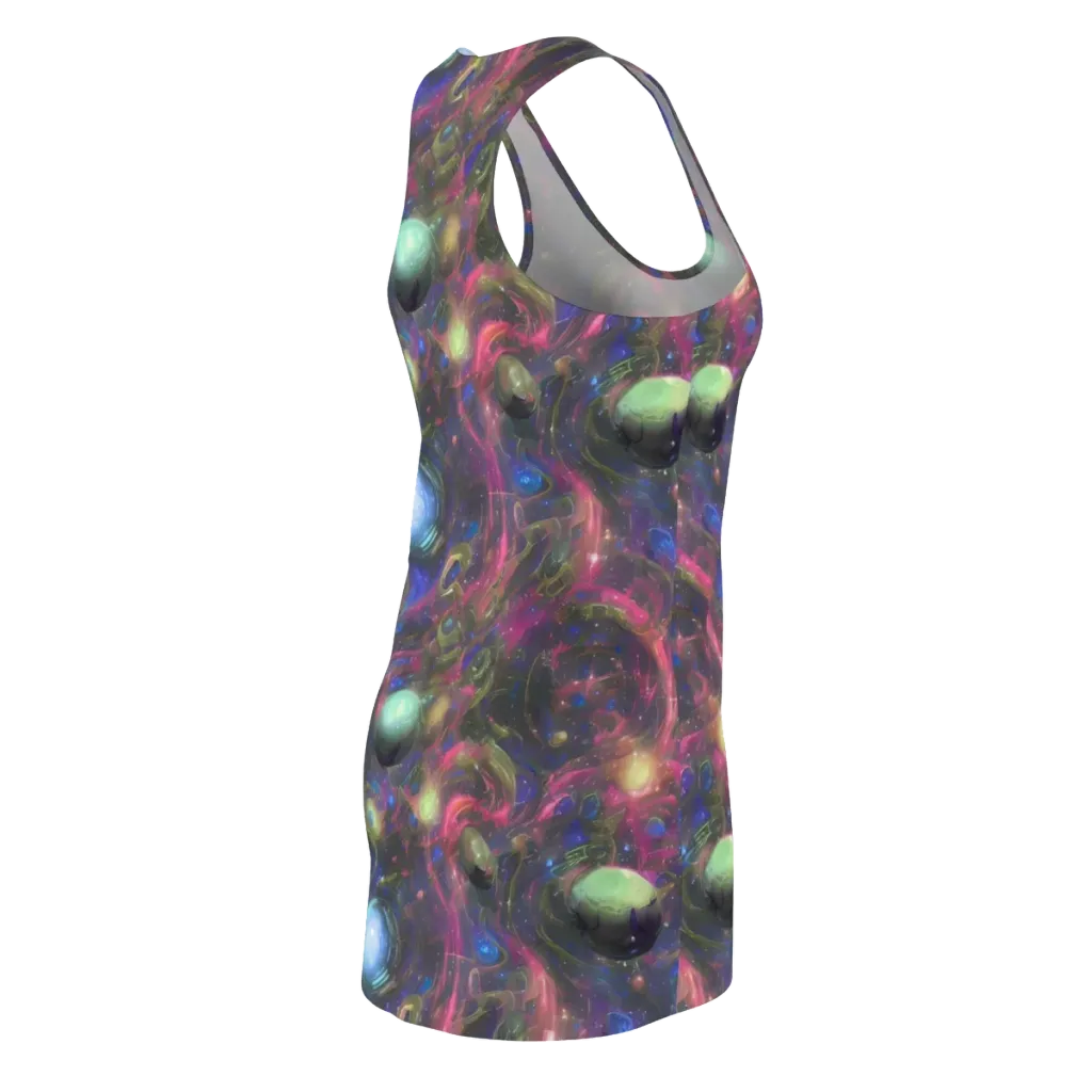 Nebula Mirage on Racerback Dress — Back Side