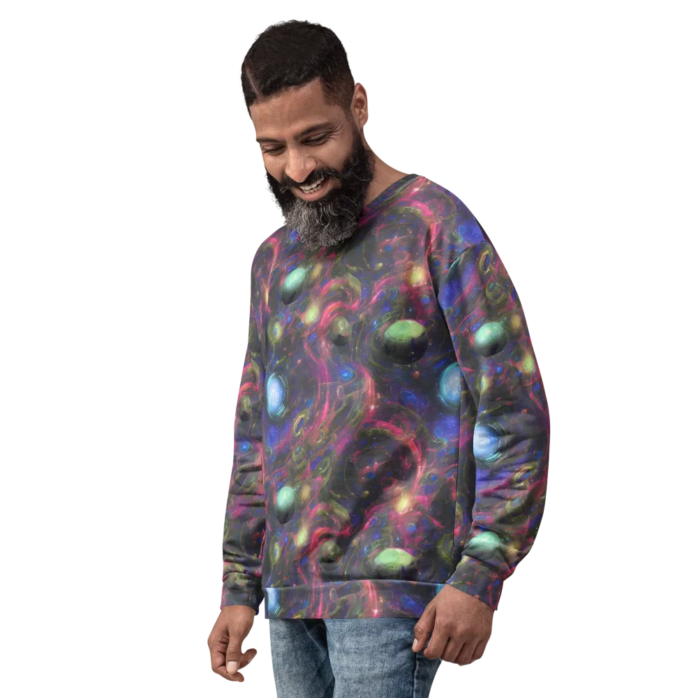 Nebula Mirage on Sweatshirt — Left Front