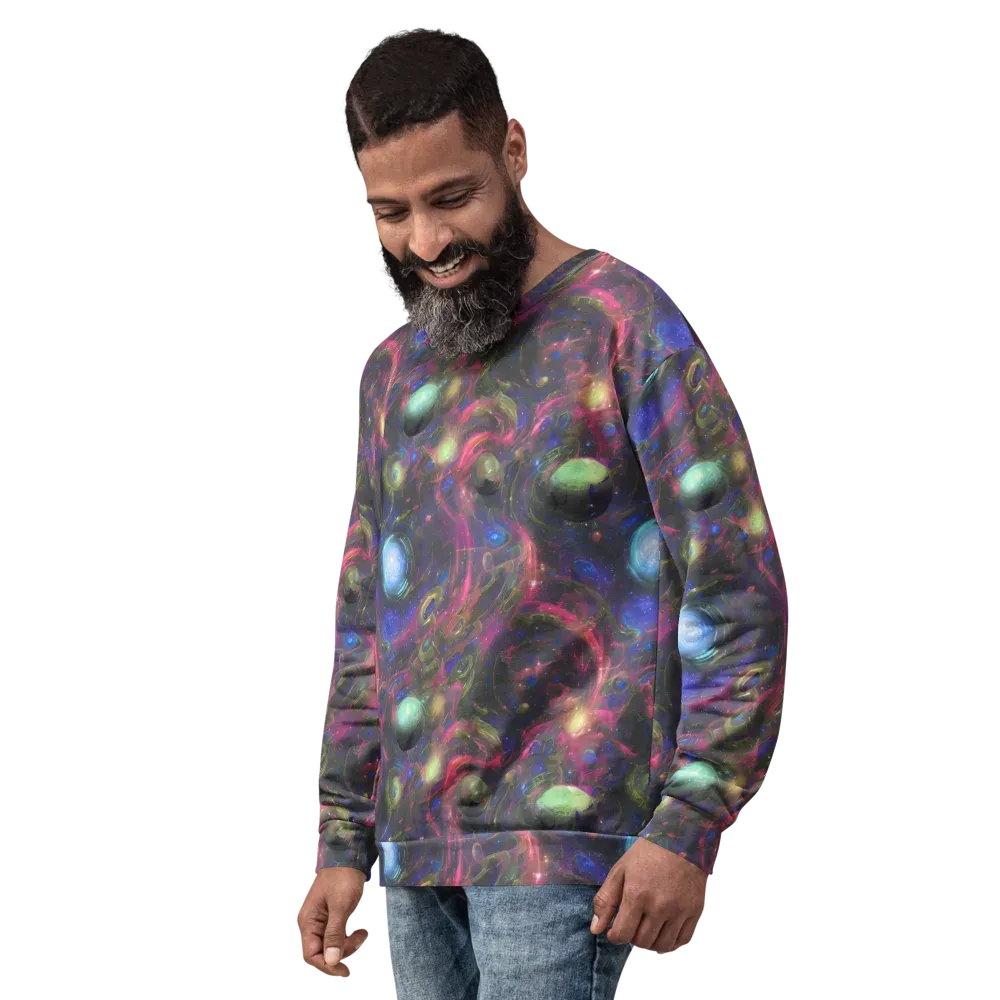 Nebula Mirage on Sweatshirt — Left Front