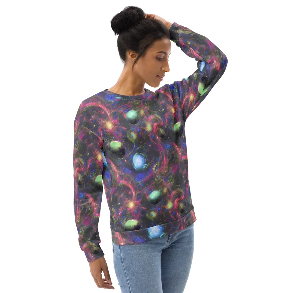 Nebula Mirage on Sweatshirt — Right Front