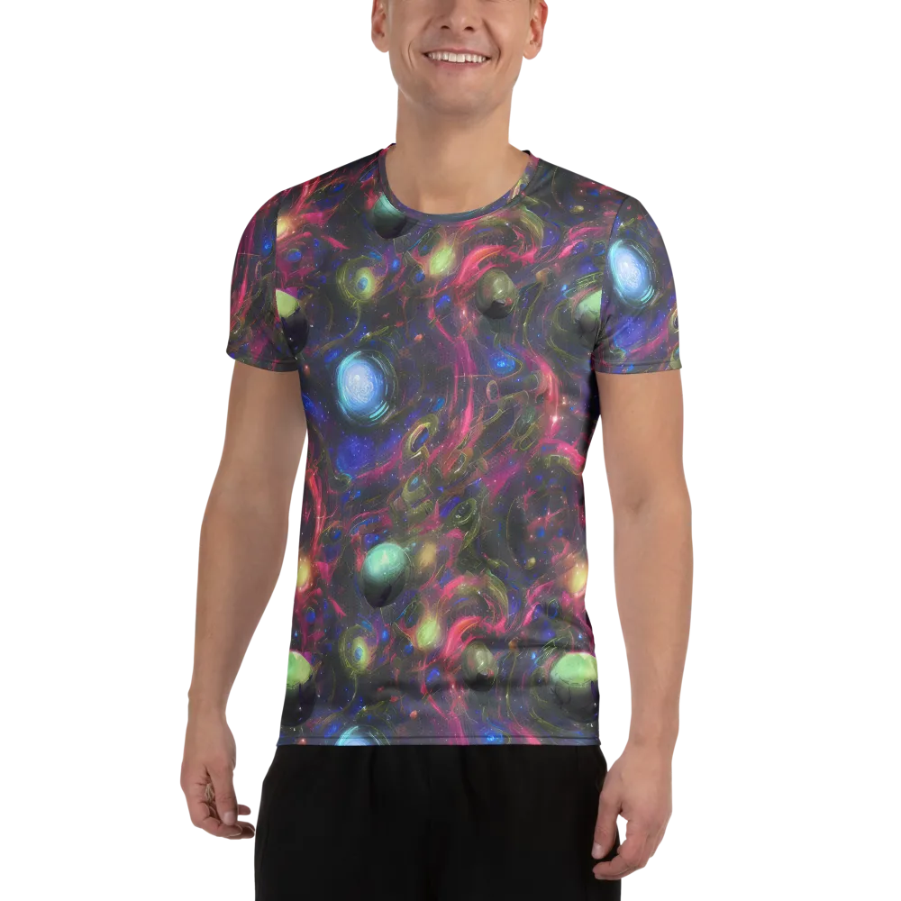 Nebula Mirage on Men's Athletic T-Shirt — Front