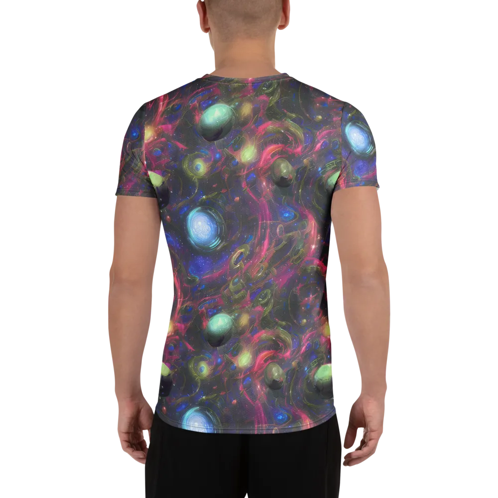 Nebula Mirage on Men's Athletic T-Shirt — Back