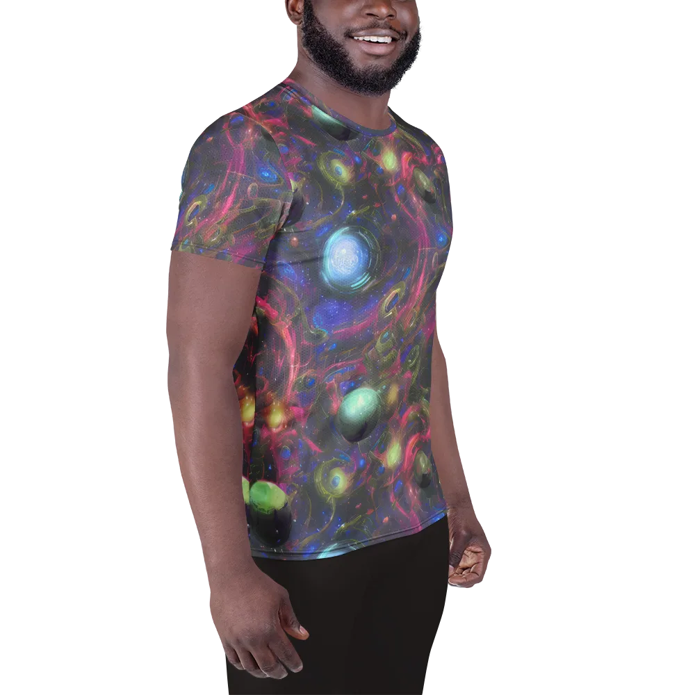 Nebula Mirage on Men's Athletic T-Shirt — Right