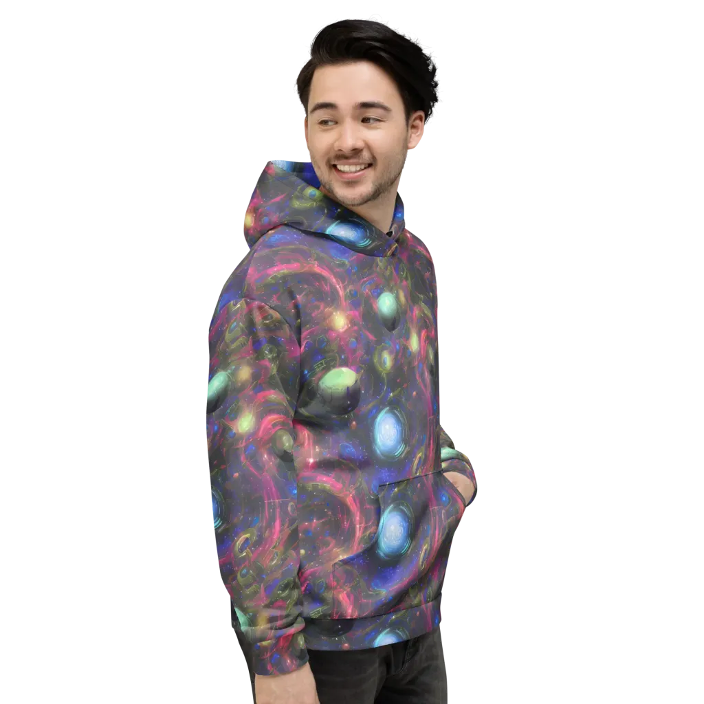 Nebula Mirage on Hoodie — Right