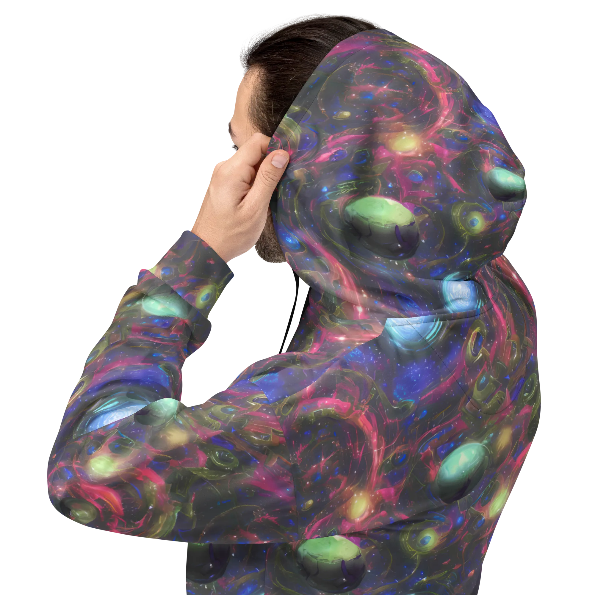 Nebula Mirage on Hoodie — Back