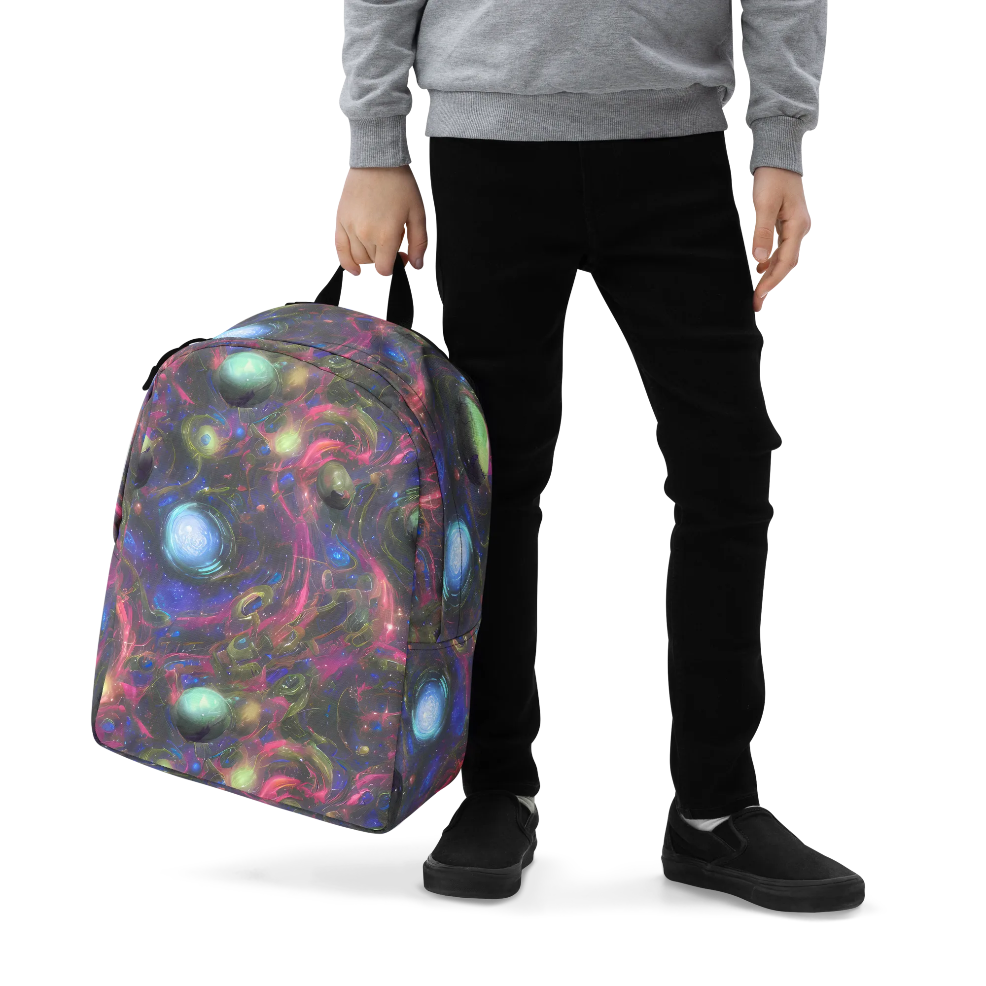 Nebula Mirage on Minimalist Backpack — Zoomed-in