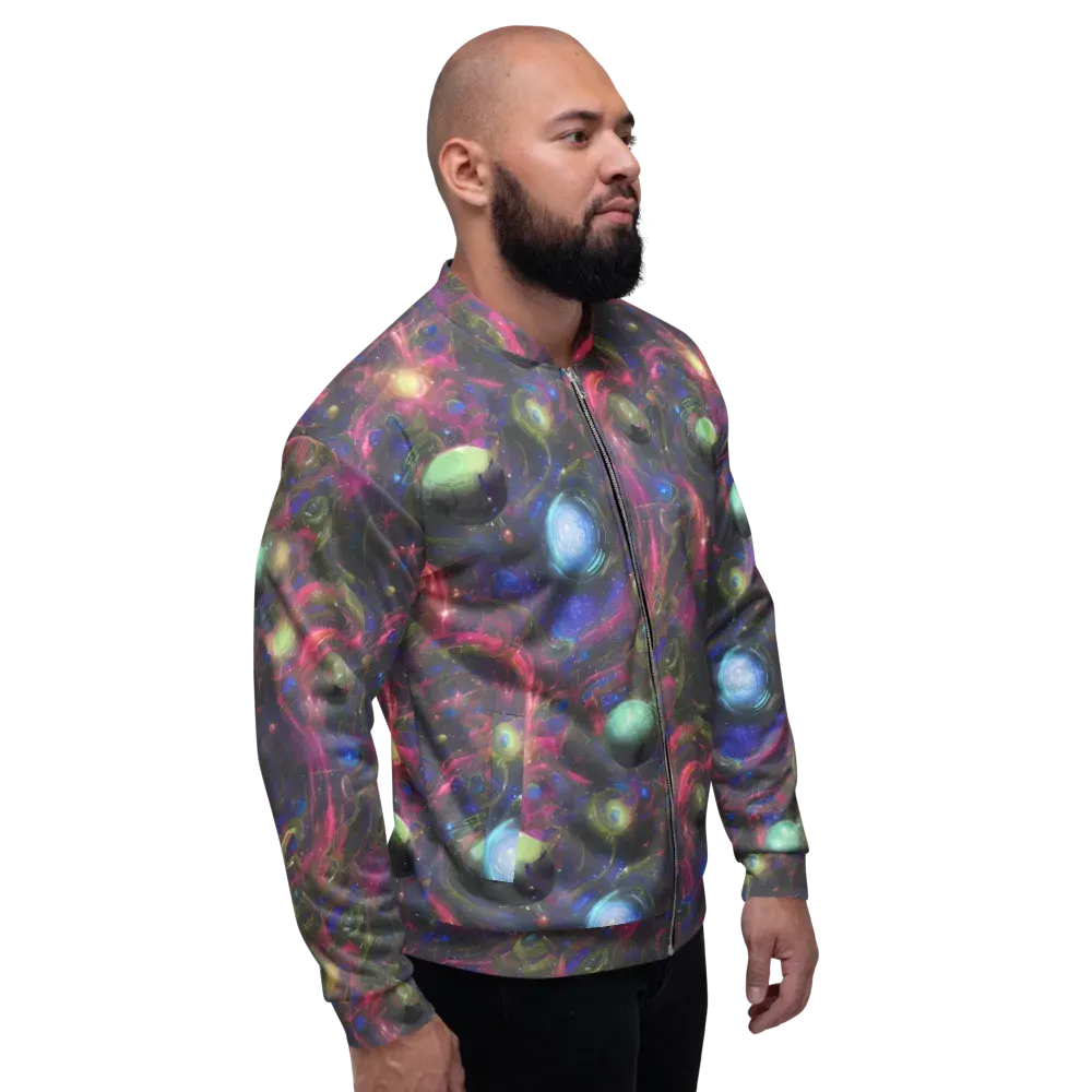 Nebula Mirage on Bomber Jacket — Right
