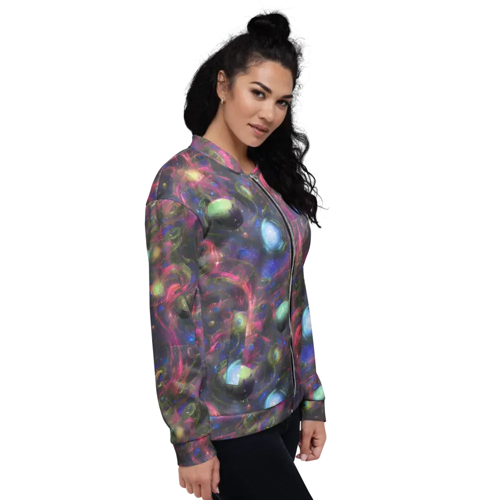 Nebula Mirage on Bomber Jacket — Right