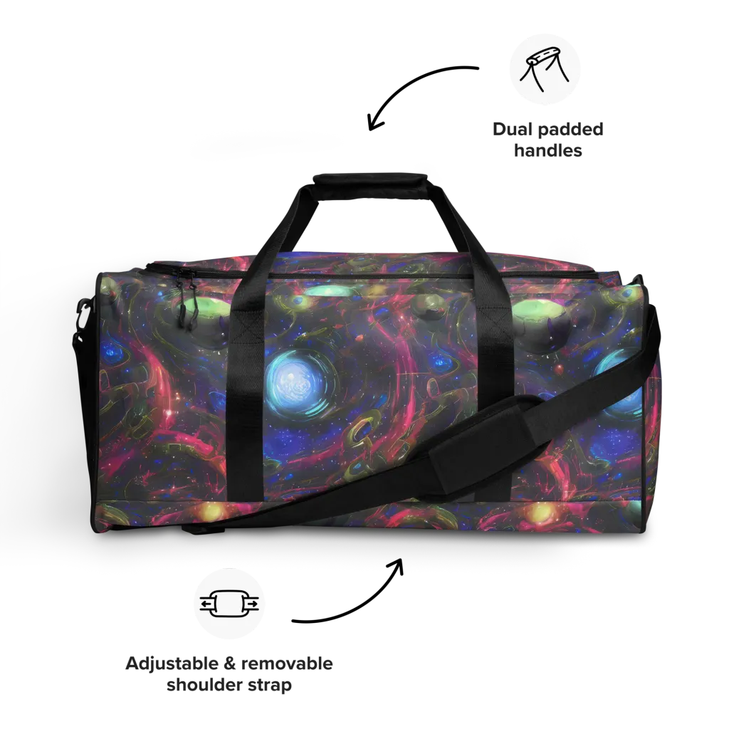 Nebula Mirage on Duffle Bag — Front