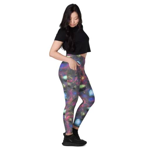 Nebula Mirage on a Leggings with Pockets