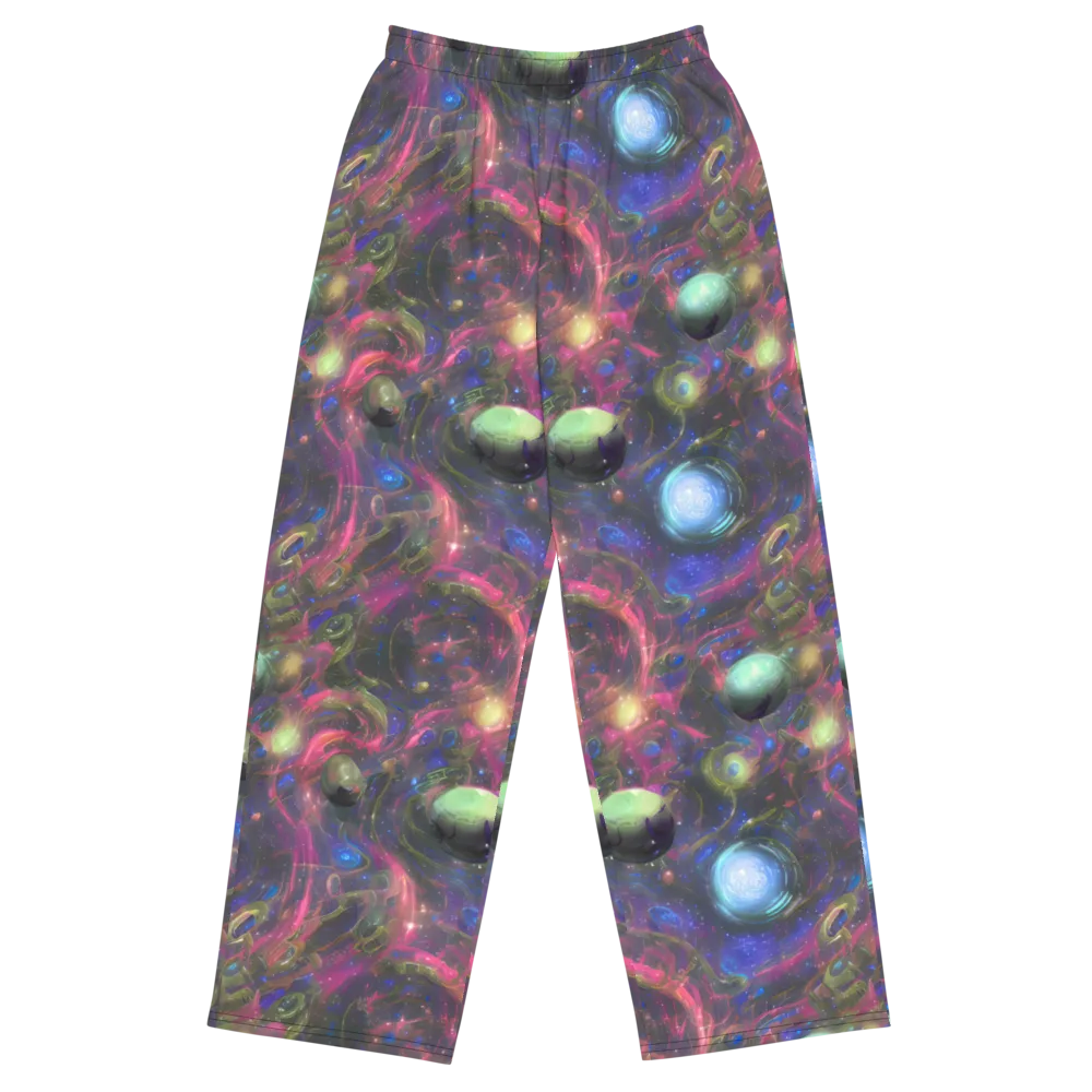 Nebula Mirage on Wide-Leg Pants — Front