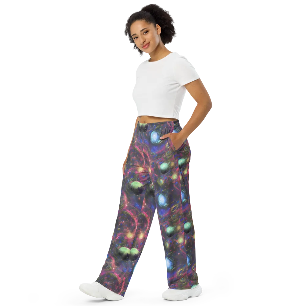 Nebula Mirage on Wide-Leg Pants — Left Front