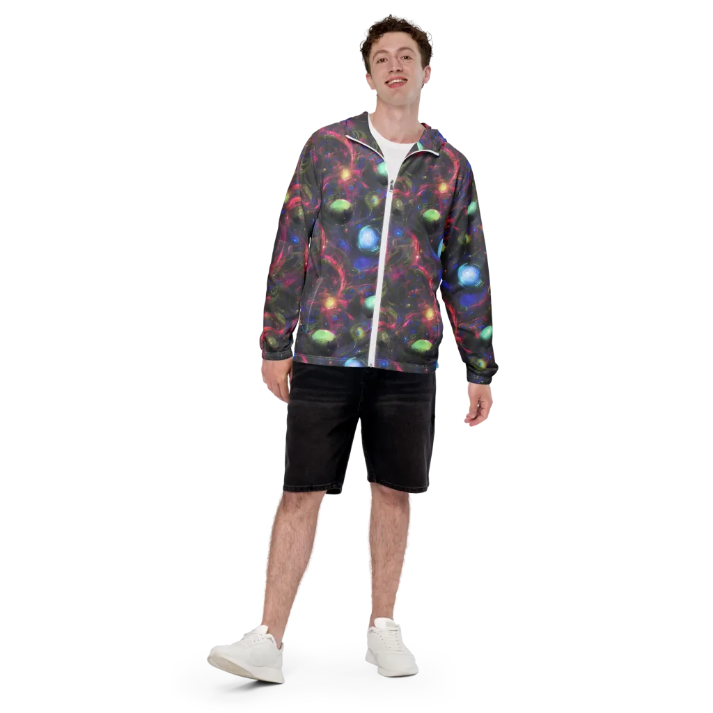 Nebula Mirage on Men's Windbreaker — Front