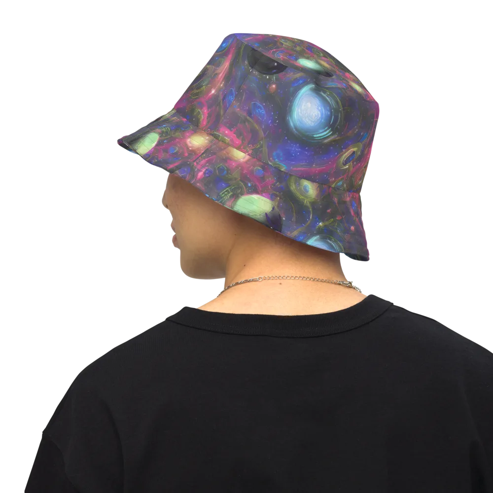 Nebula Mirage on Reversible Bucket Hat — Back Inside