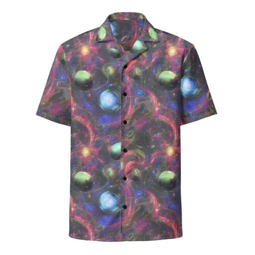 Nebula Mirage on a Button Shirt