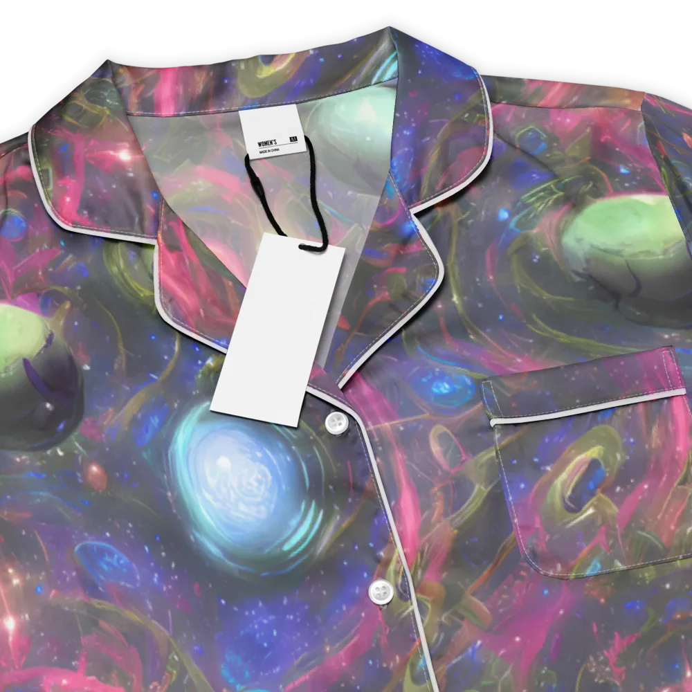 Nebula Mirage on Women's Short Sleeve Pajama Top — Product details