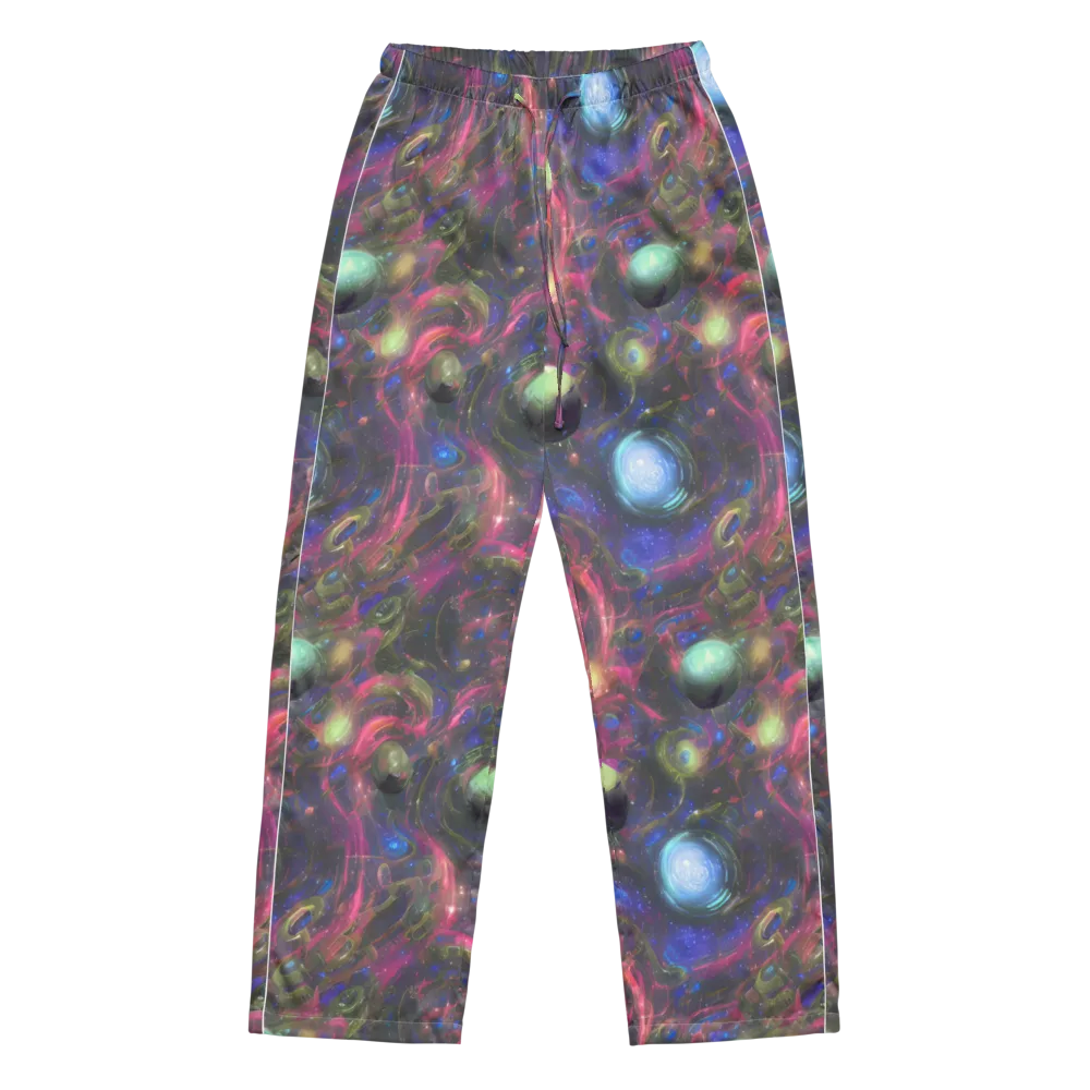 Nebula Mirage on Women's Pajama Pants — Front