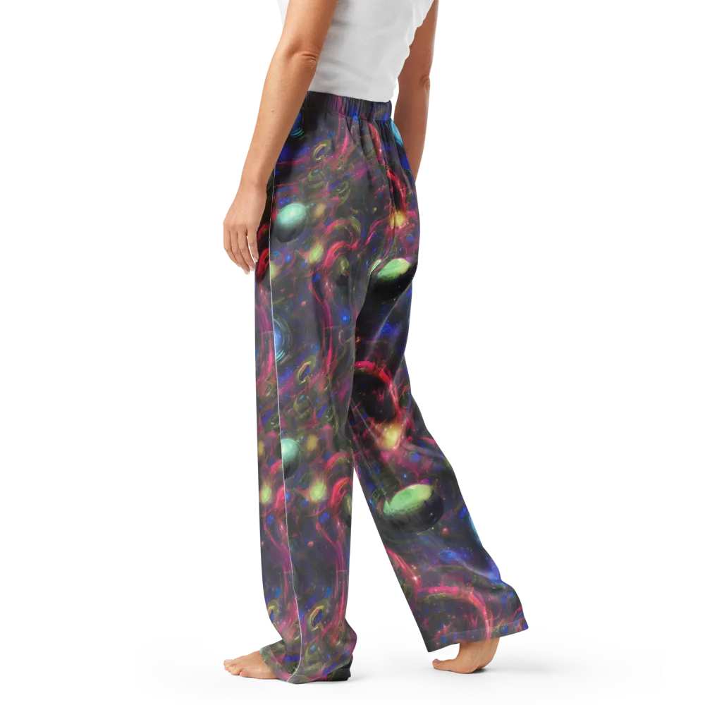 Nebula Mirage on Women's Pajama Pants — Left