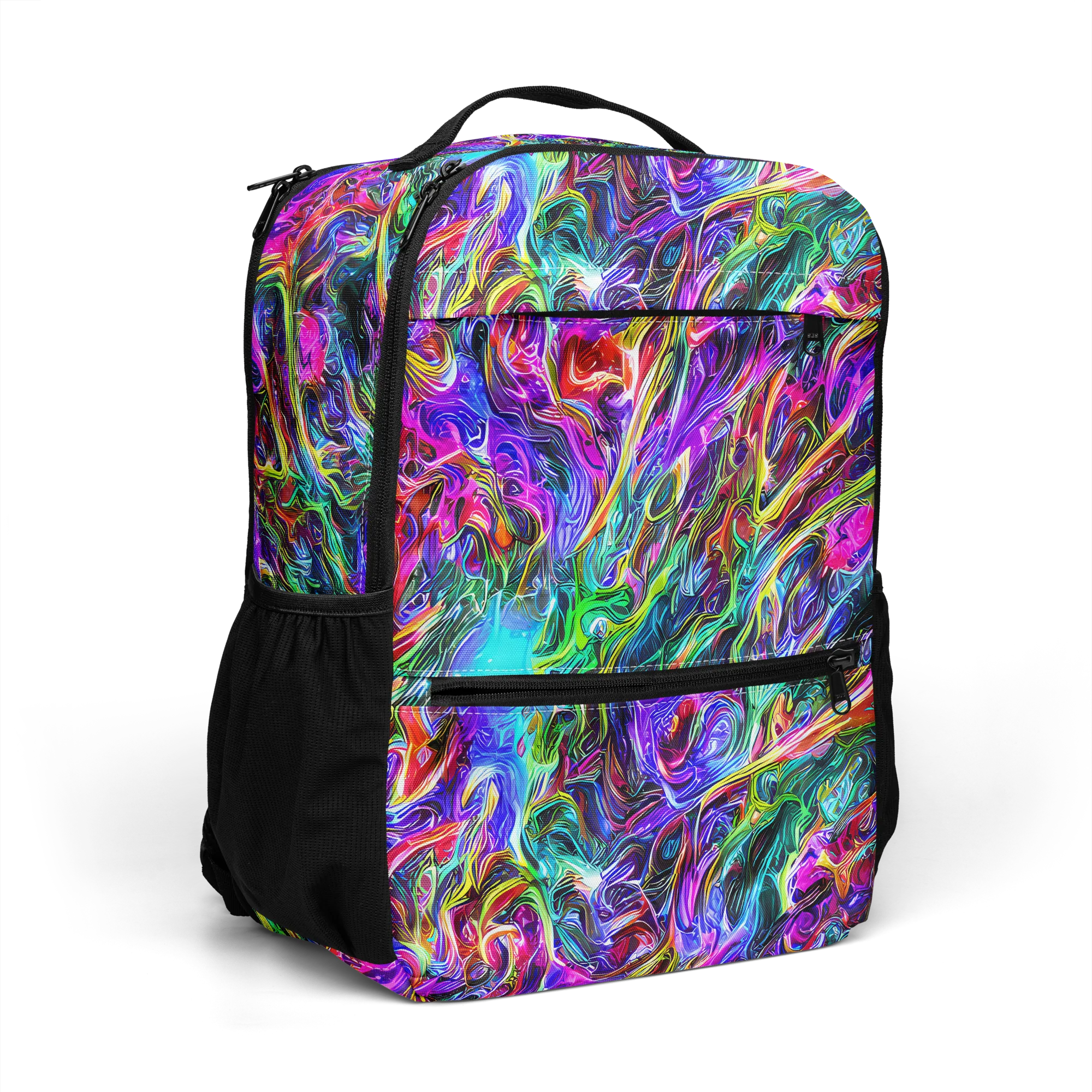 Synthetic Sunset on Utility Backpack — Right Front