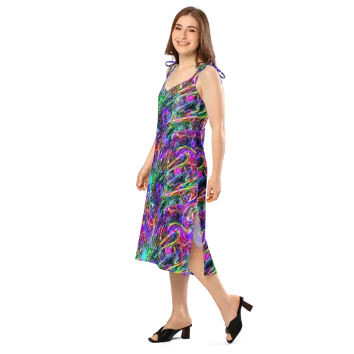 Synthetic Sunset on a Slip Dress
