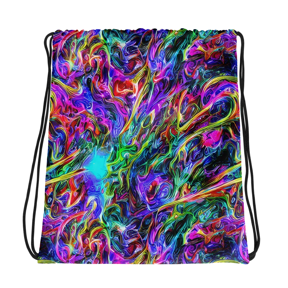 Synthetic Sunset on Drawstring Bag — Photo
