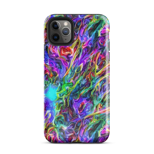 Synthetic Sunset on a Tough Case for iPhone®