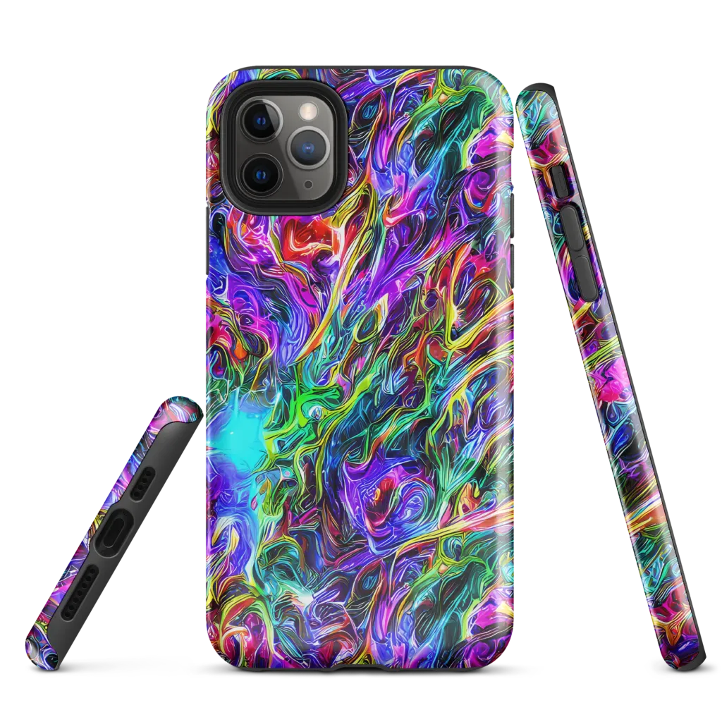 Synthetic Sunset on Tough Case for iPhone® — Front